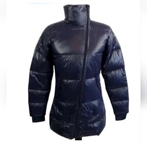 G by Giuliana Blue Women's Reflective Down Feather Puffer Jacket Winter Sz Large